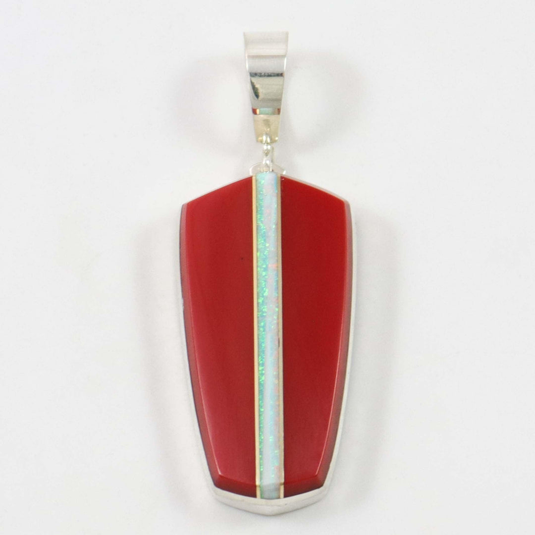 Rosarita and Opal Pendant by Duane Maktima - Garland's