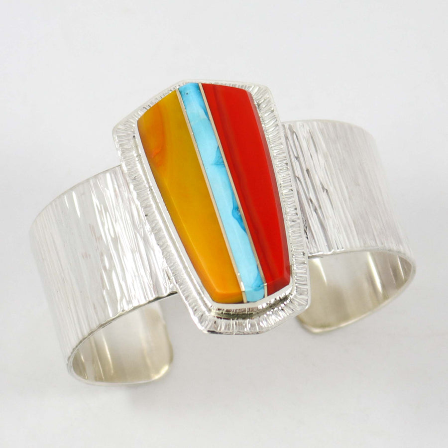 Rosarita and Turquoise Cuff by Duane Maktima - Garland's