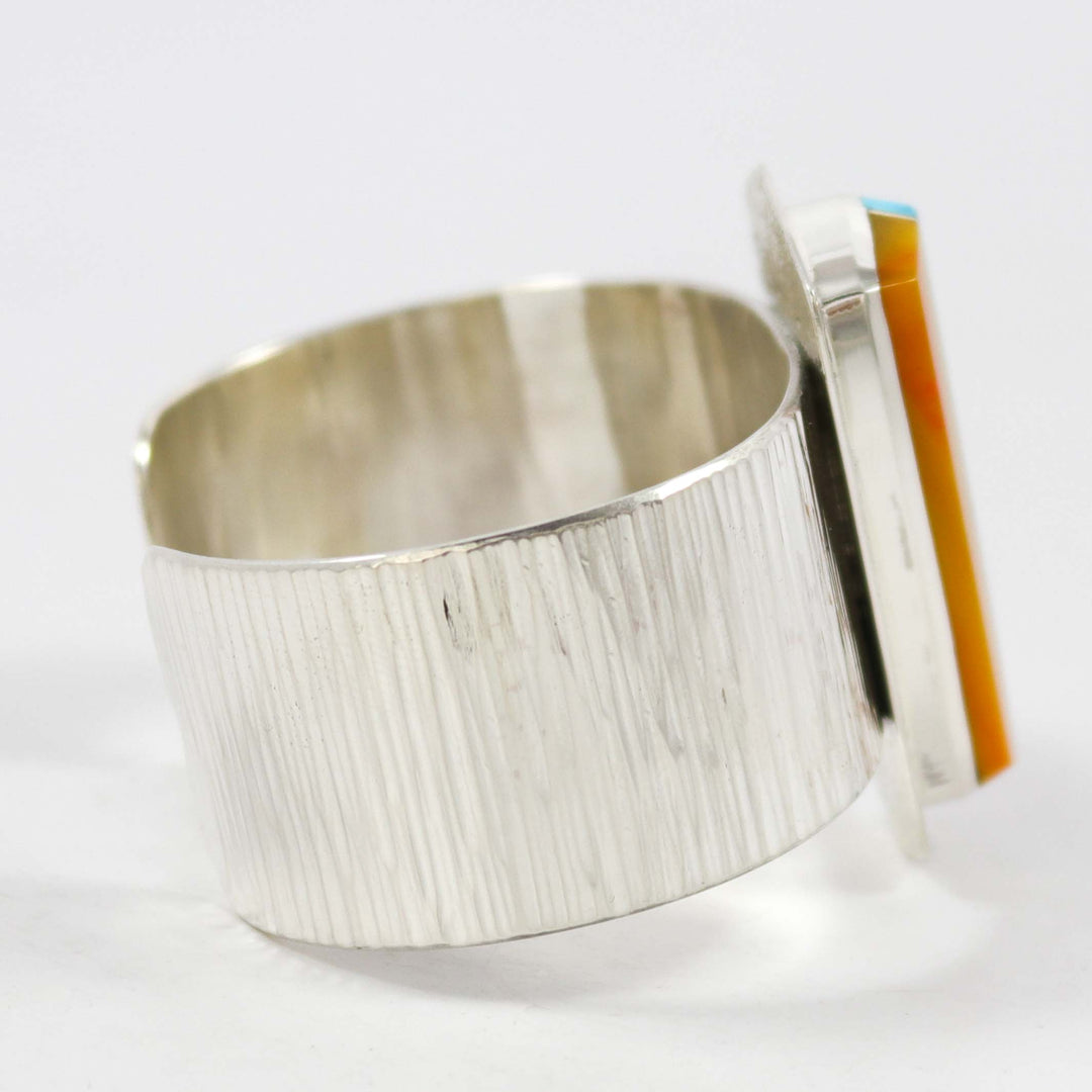 Rosarita and Turquoise Cuff by Duane Maktima - Garland's