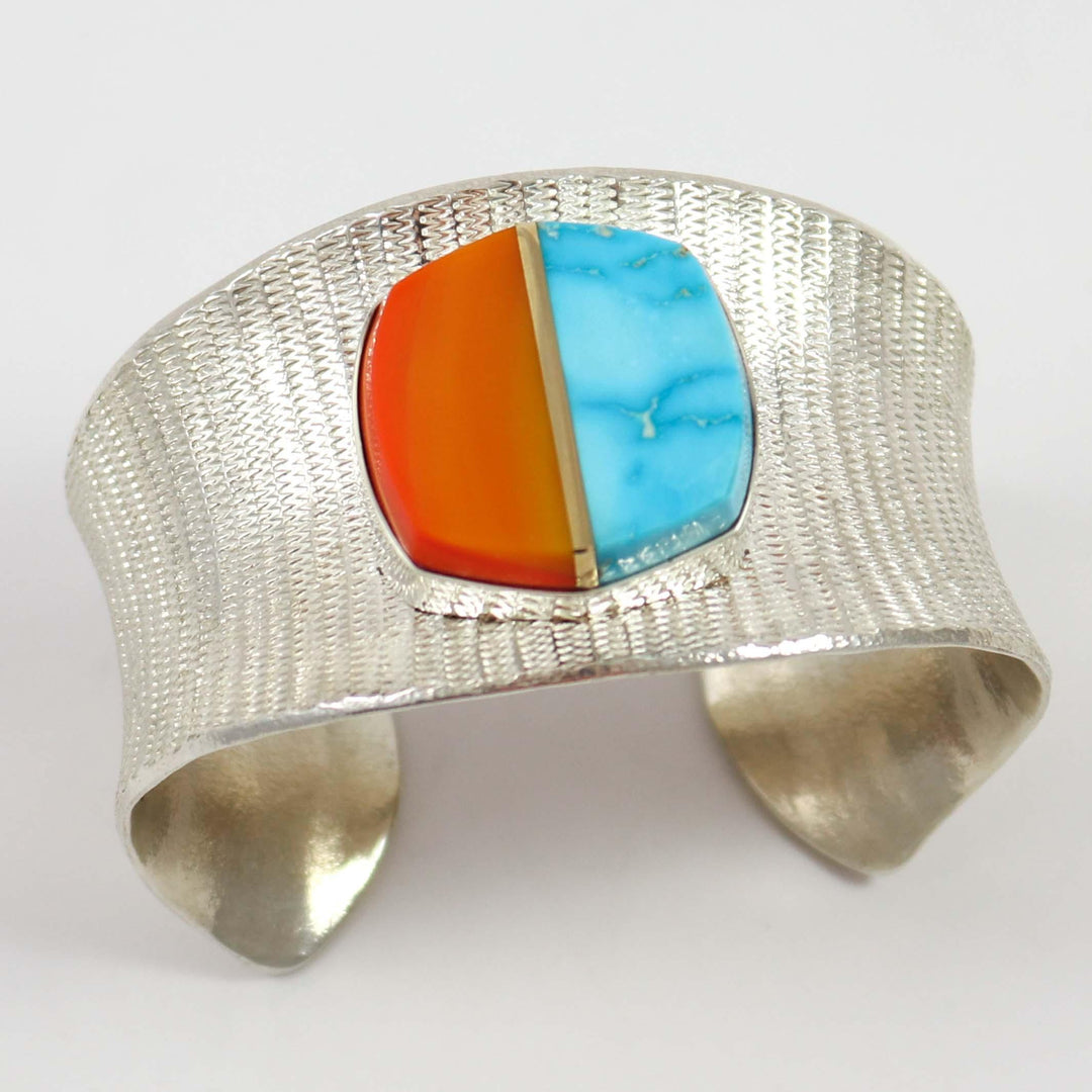 Rosarita and Turquoise Cuff by Duane Maktima - Garland's
