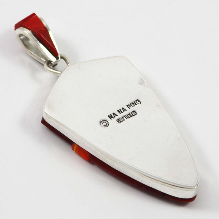Rosarita Shield Pendant by Na Na Ping - Garland's