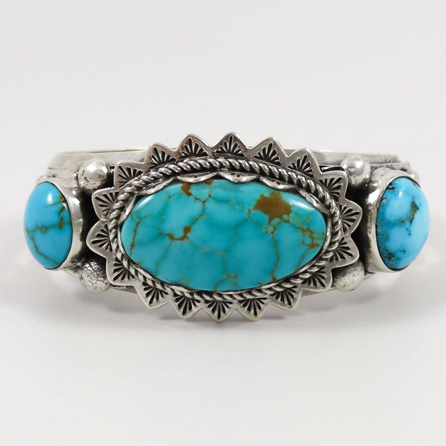 Royston Turquoise Cuff by Clarissa and Vernon Hale - Garland's