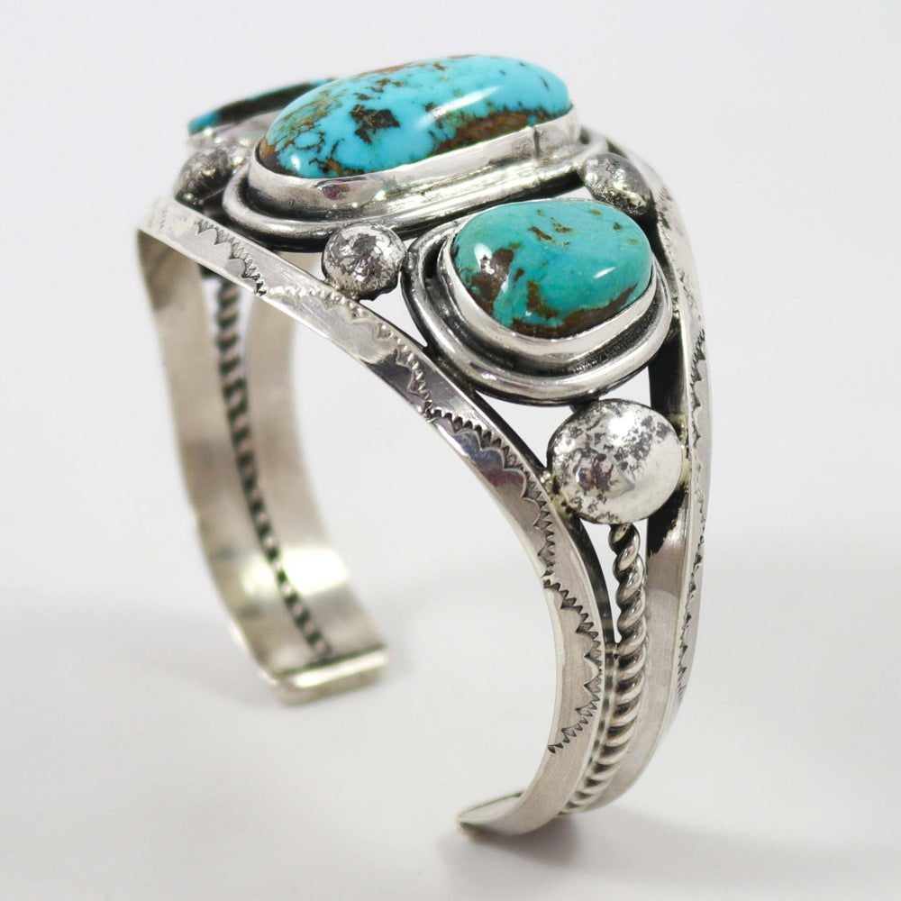 Royston Turquoise Cuff by Clarissa and Vernon Hale - Garland's