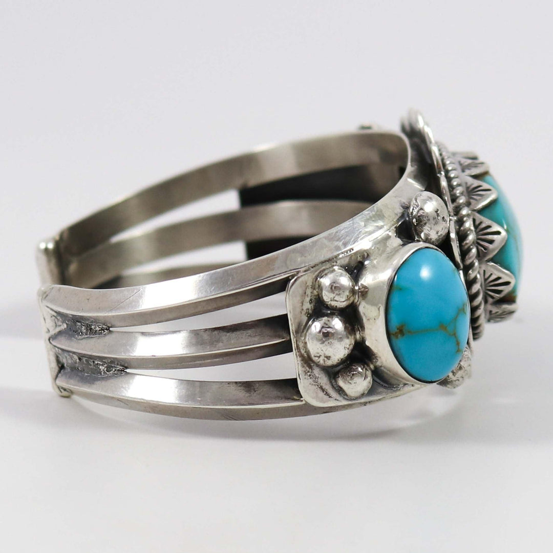 Royston Turquoise Cuff by Clarissa and Vernon Hale - Garland's