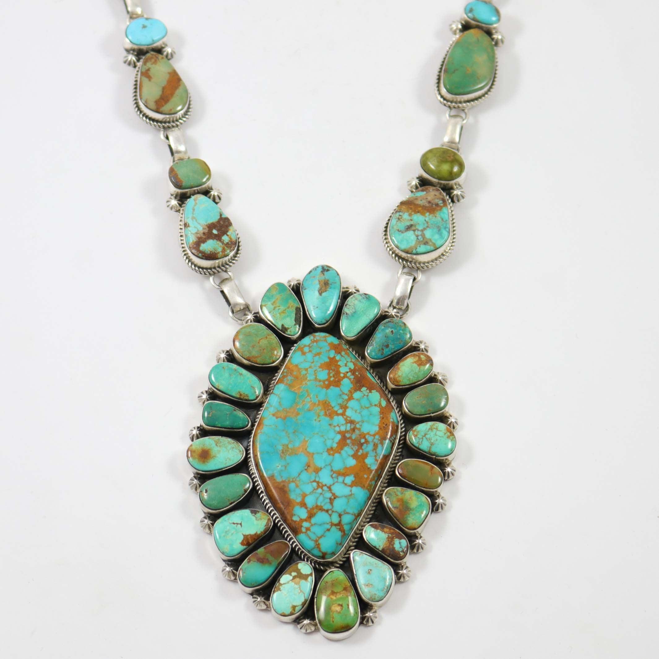 サンドキャスト ロイストン ターコイズ ネックレス サンドキャスト ロイストン ターコイズ ネックレス