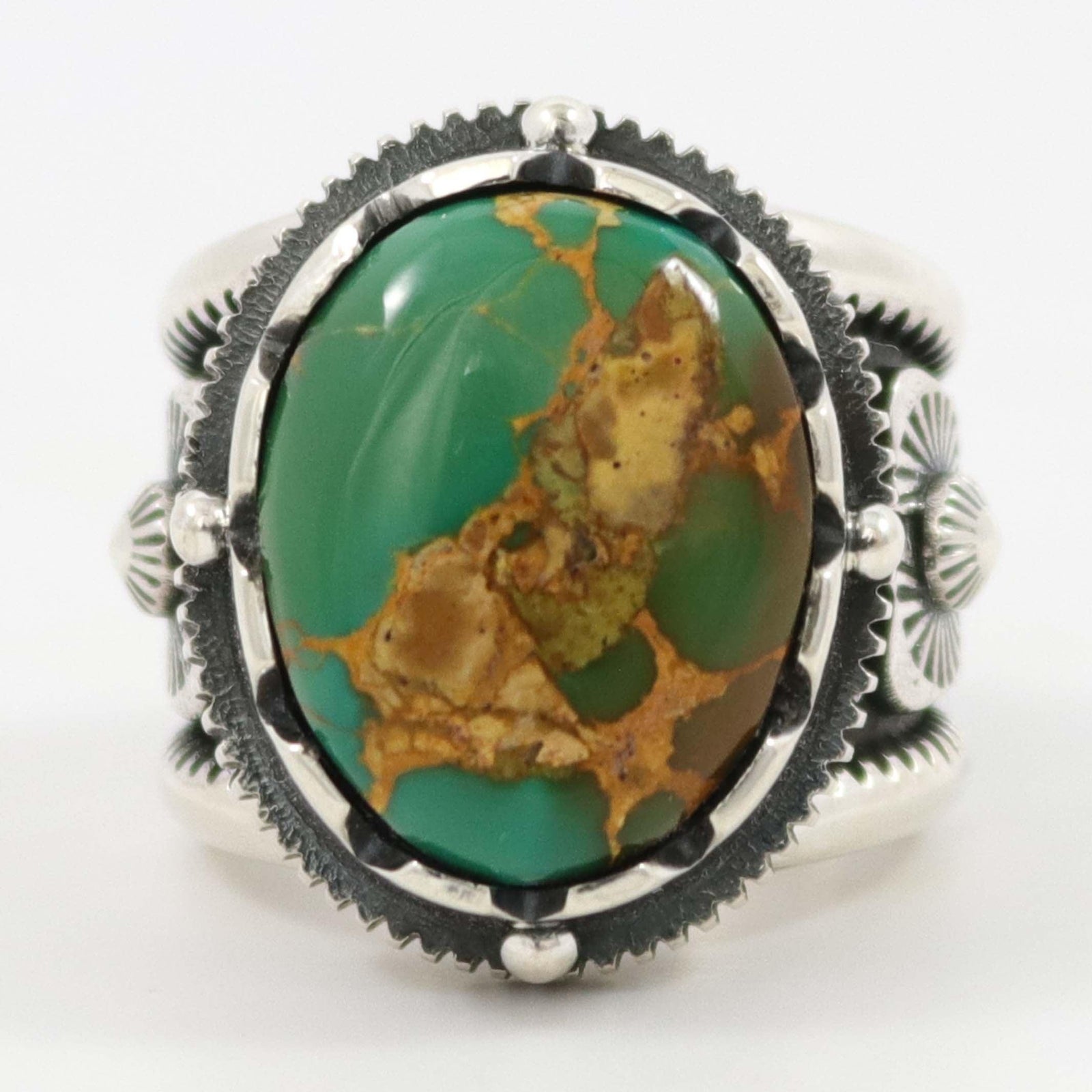 Royston Turquoise Ring by Curtis Pete - Garland's