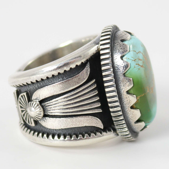 Royston Turquoise Ring by Curtis Pete - Garland's