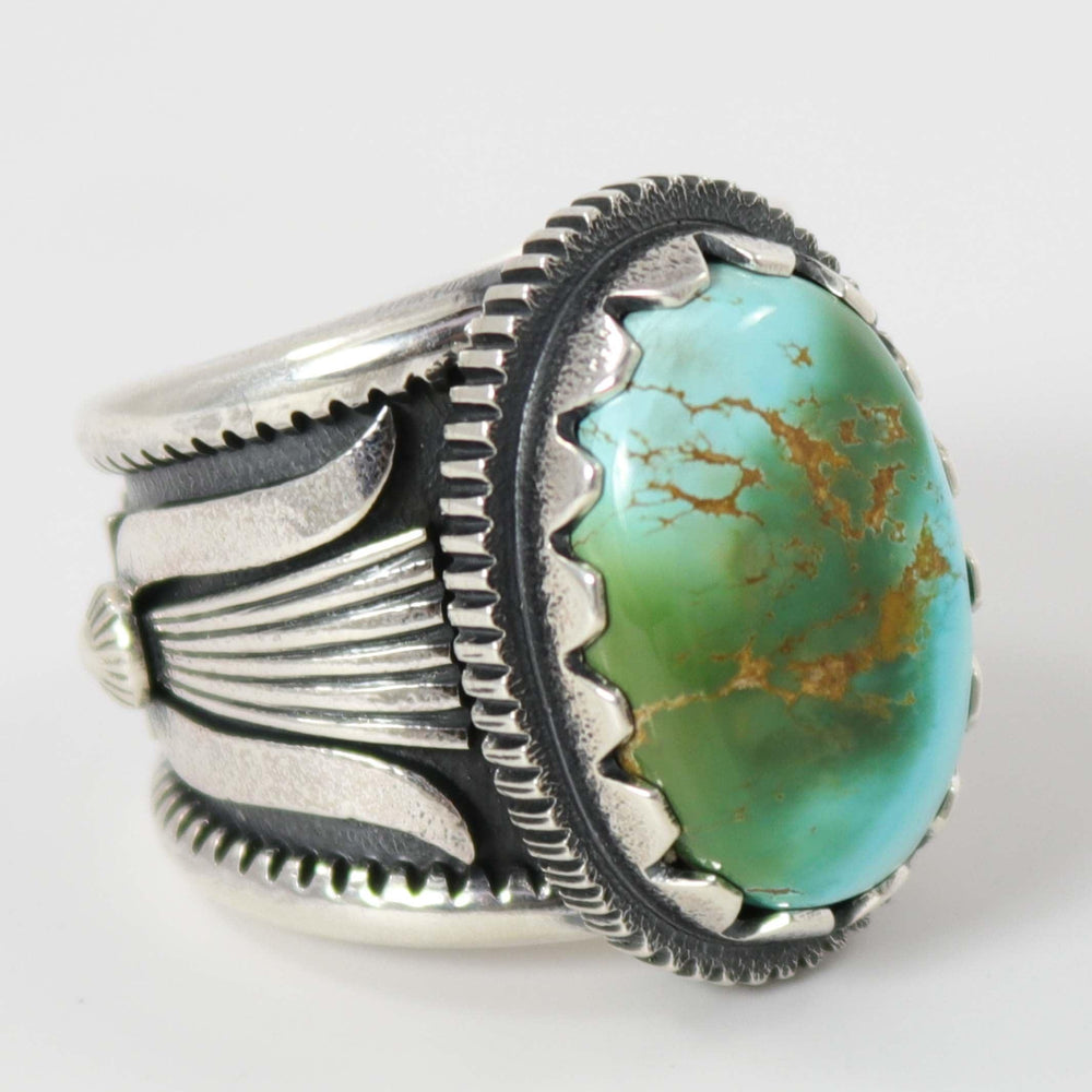 Royston Turquoise Ring by Curtis Pete - Garland's