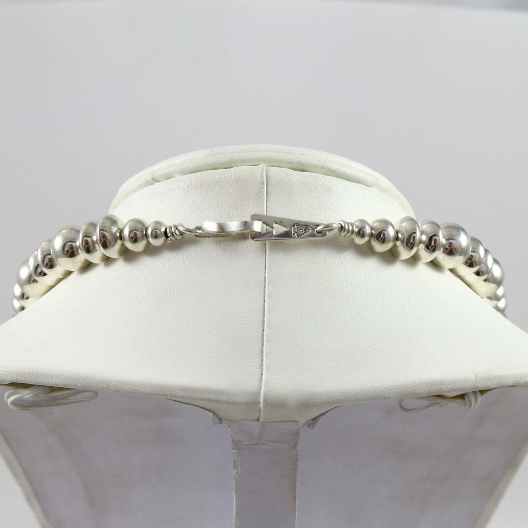 Silver Bead Necklace by Bryan Joe - Garland's