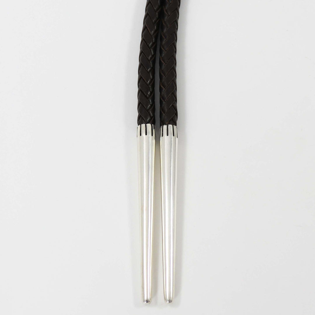 Silver Bola Tie by Fidel Bahe - Garland's