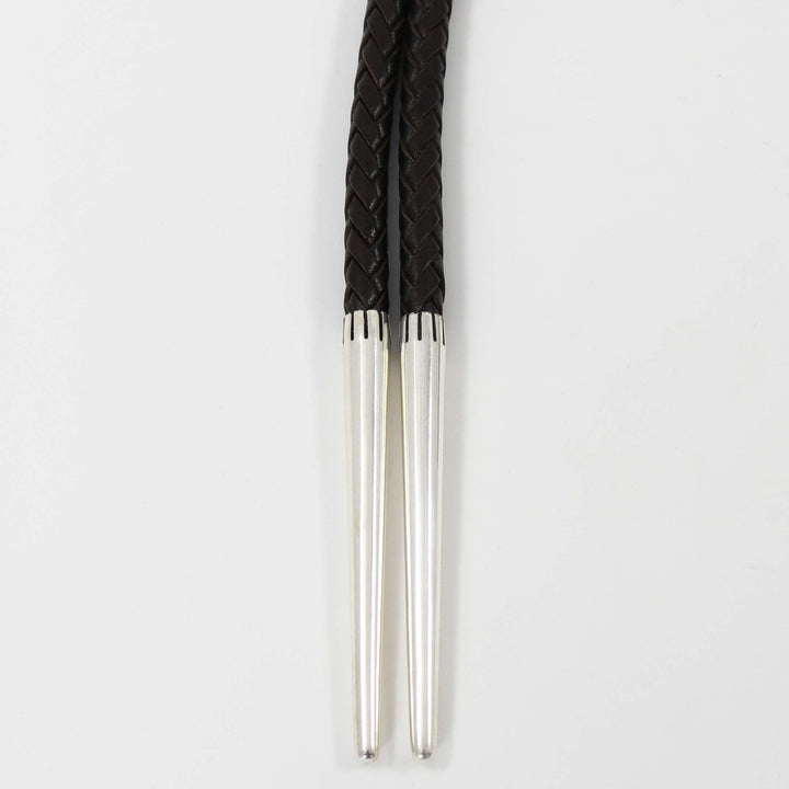 Silver Bola Tie by Fidel Bahe - Garland's