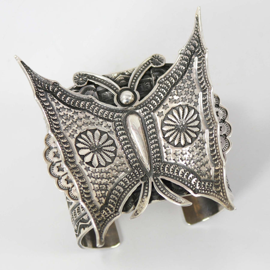 Silver Butterfly Cuff by Sunshine Reeves - Garland's