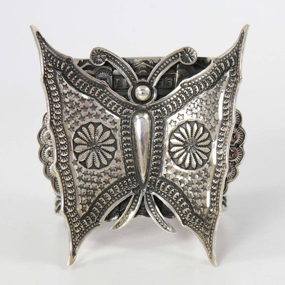Silver Butterfly Cuff by Sunshine Reeves - Garland's