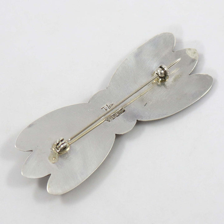 Silver Butterfly Pin by Thomas Jim - Garland's