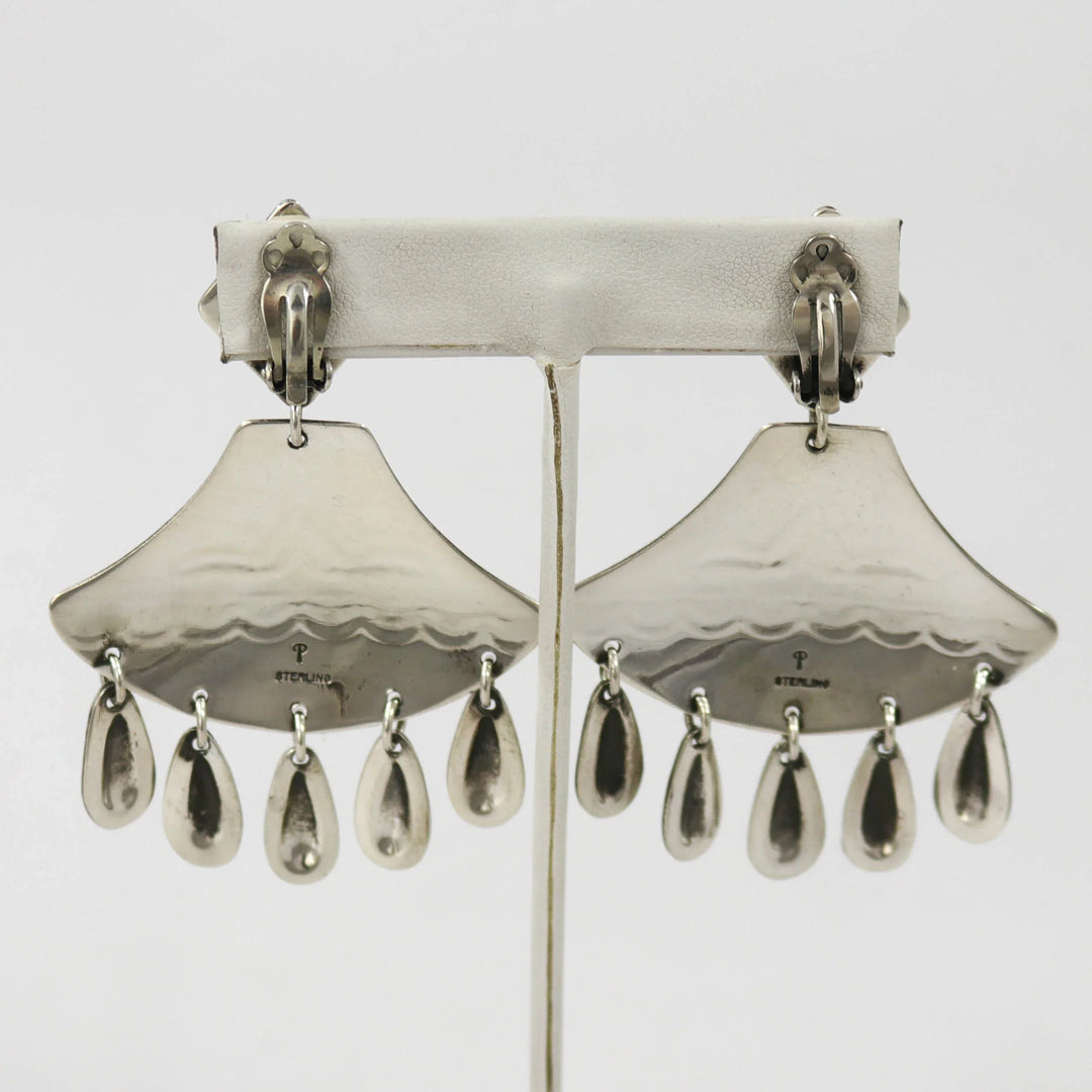 Silver Clip Earrings by Vintage Collection - Garland's
