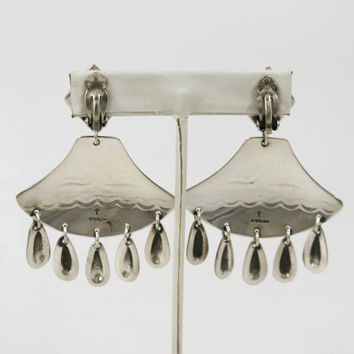 Silver Clip Earrings by Vintage Collection - Garland's
