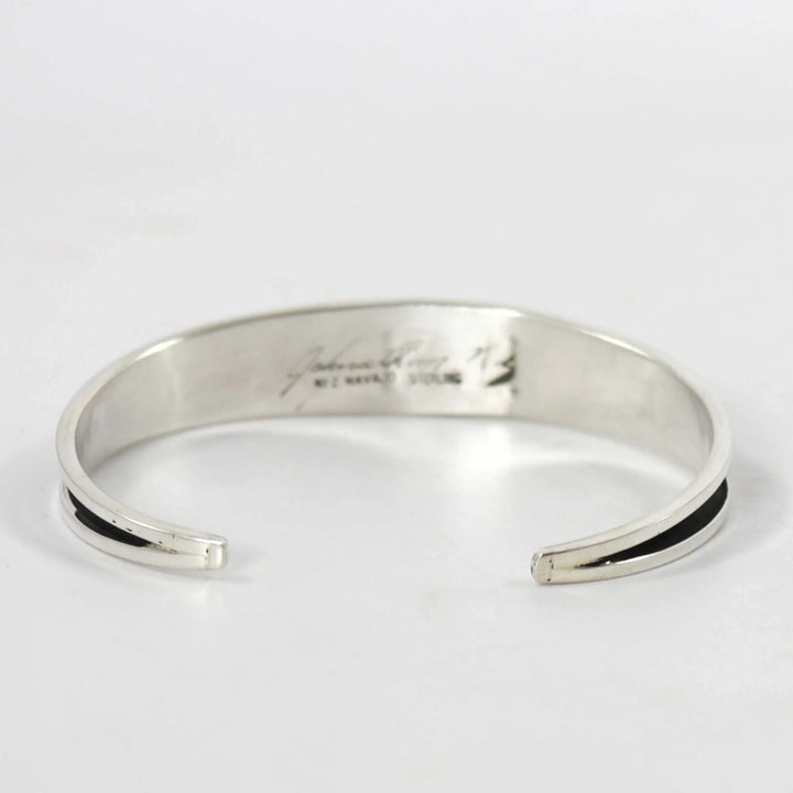 Silver Cuff by Johnathan Nez - Garland's