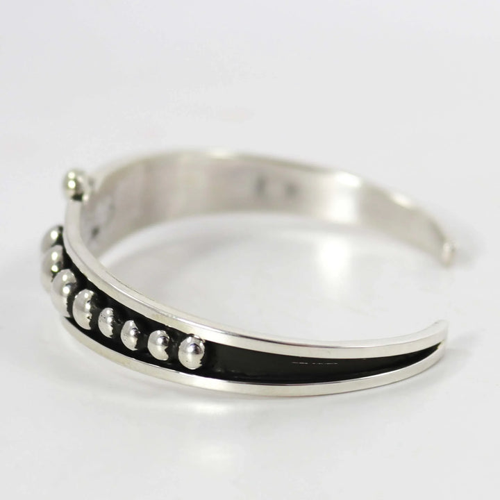 Silver Cuff by Johnathan Nez - Garland's