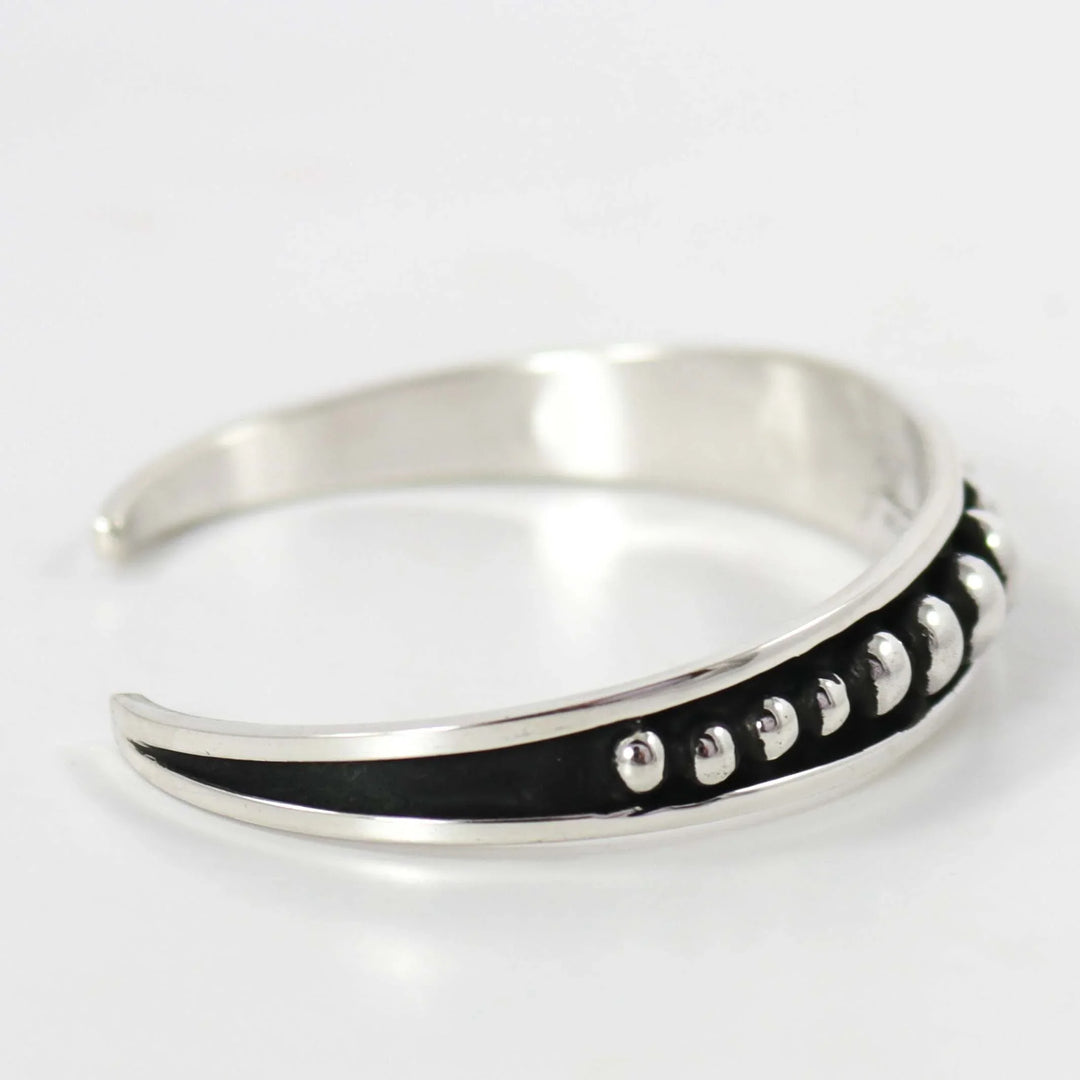 Silver Cuff by Johnathan Nez - Garland's