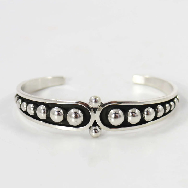 Silver Cuff by Johnathan Nez - Garland's