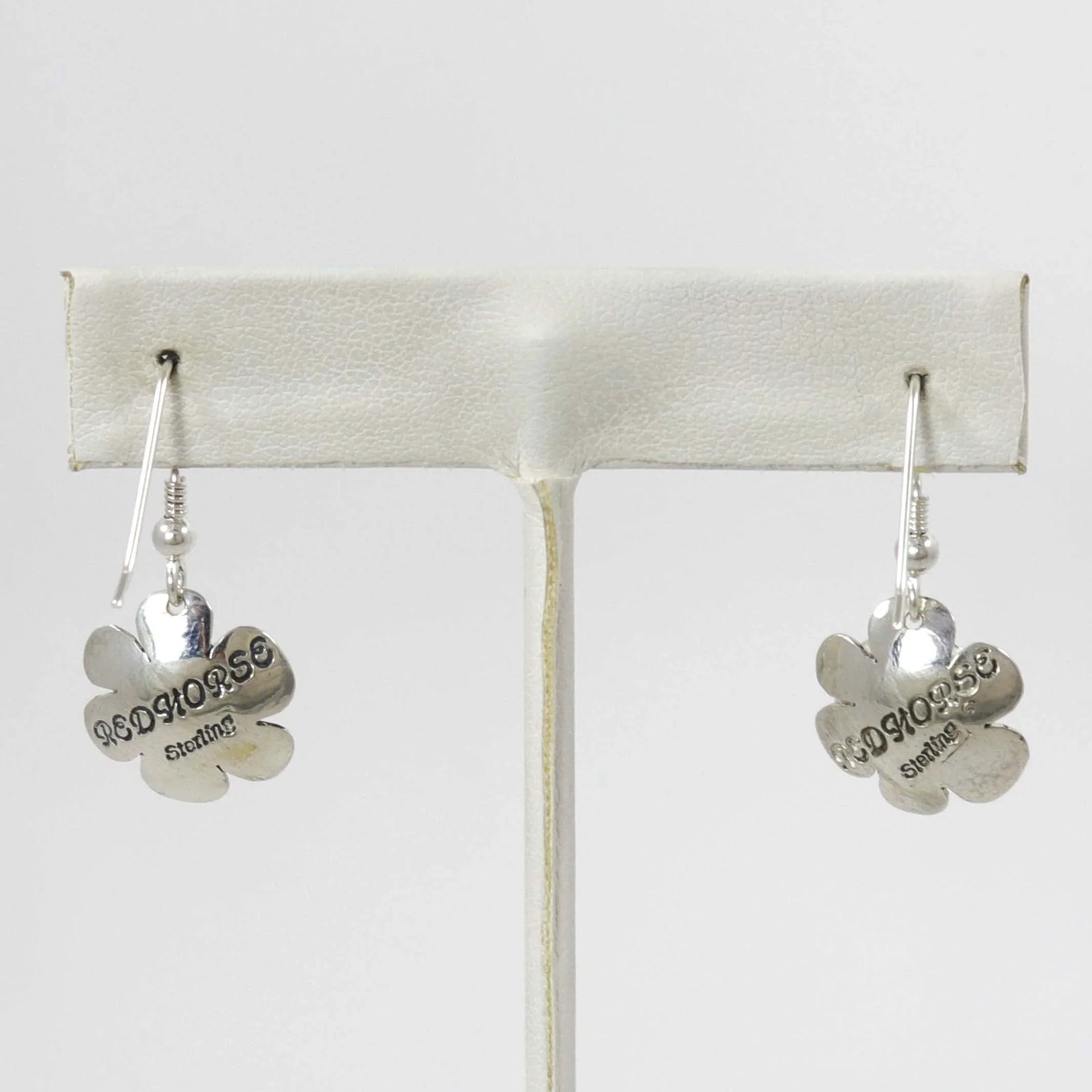 Silver Flower Earrings by Anthony Redhorse - Garland's
