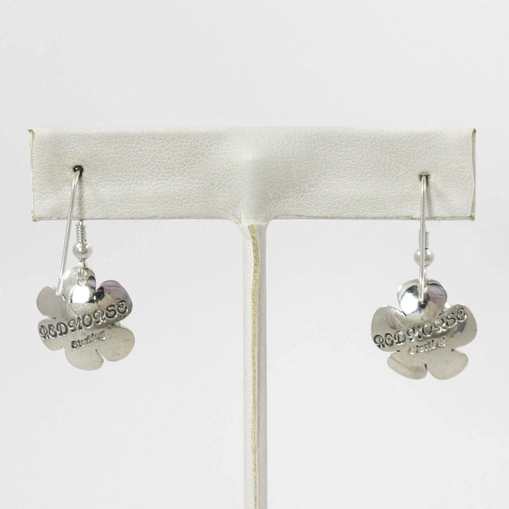 Silver Flower Earrings by Anthony Redhorse - Garland's