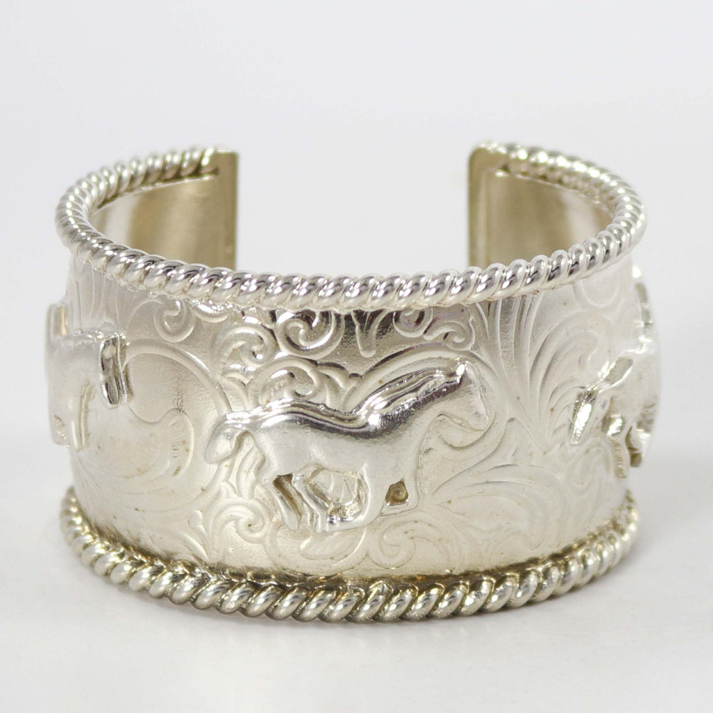 Silver Horse Cuff by Al Joe - Garland's