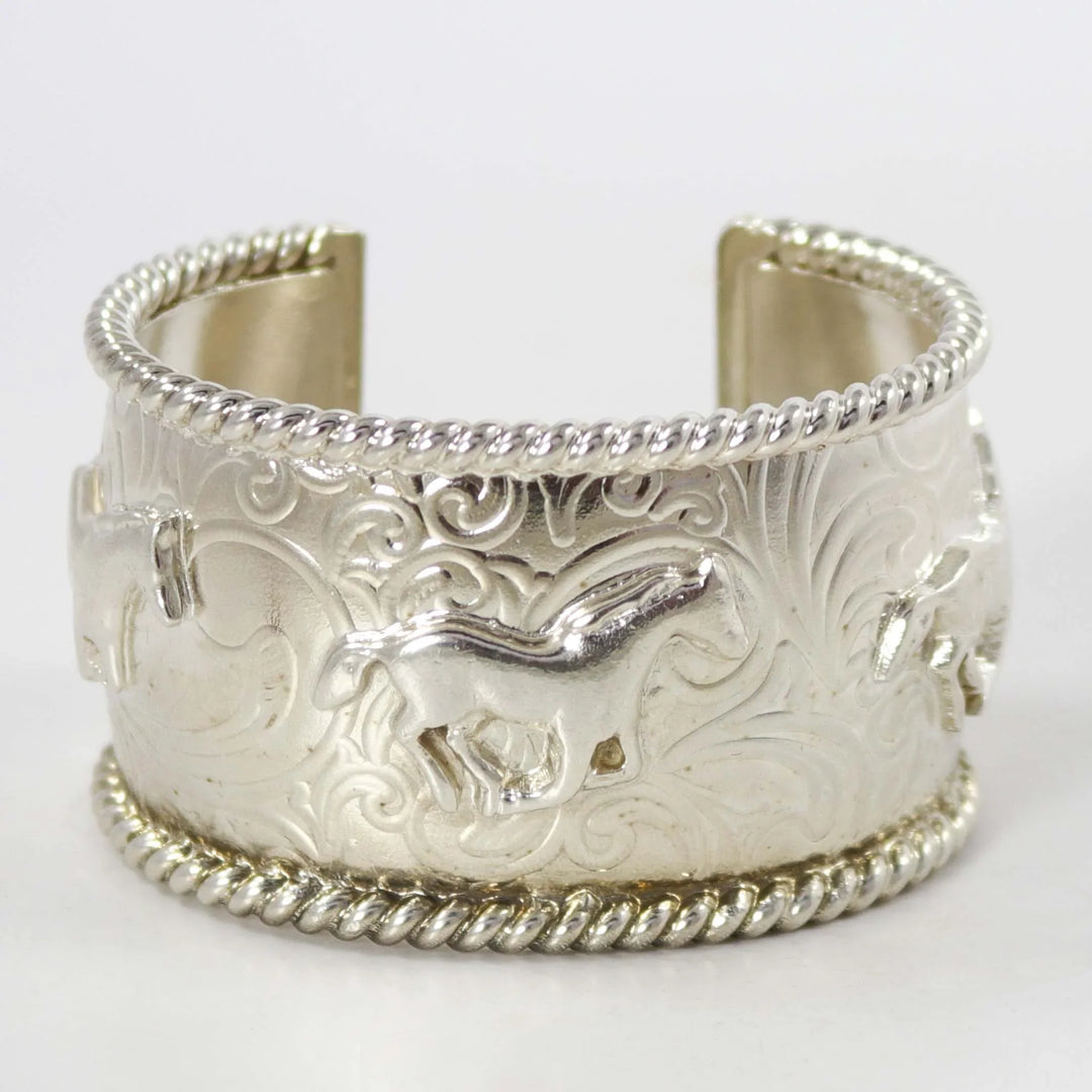Silver Horse Cuff by Al Joe - Garland's