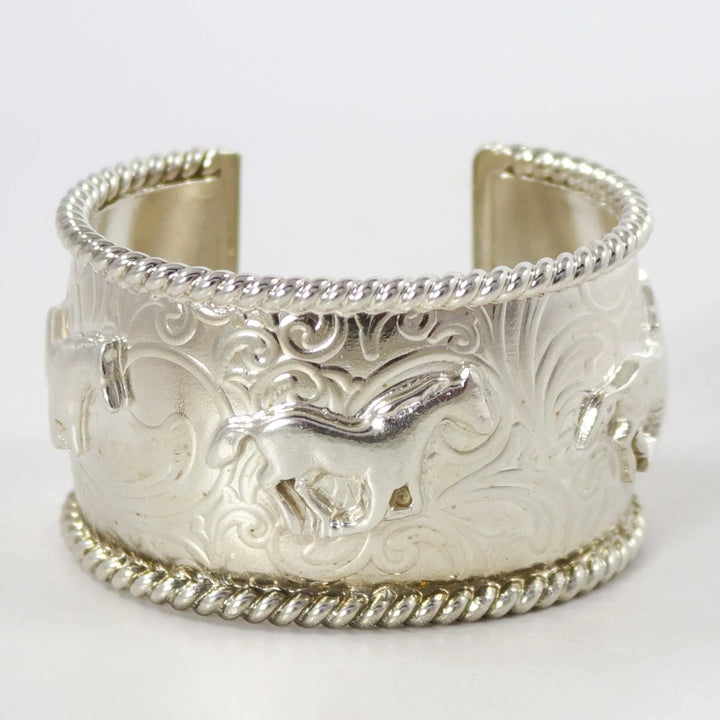 Silver Horse Cuff by Al Joe - Garland's