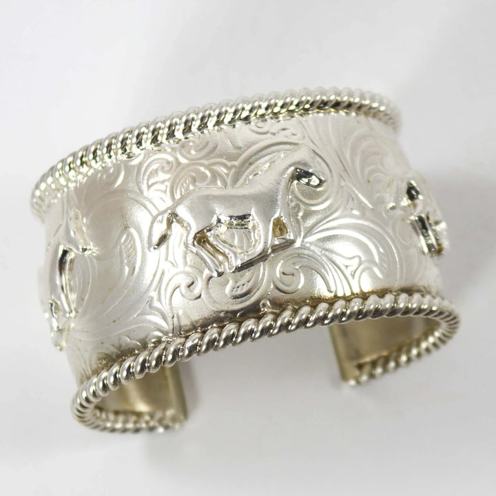 Silver Horse Cuff by Al Joe - Garland's