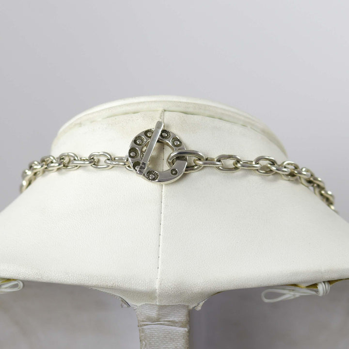 Silver Link Necklace by Anthony Redhorse - Garland's