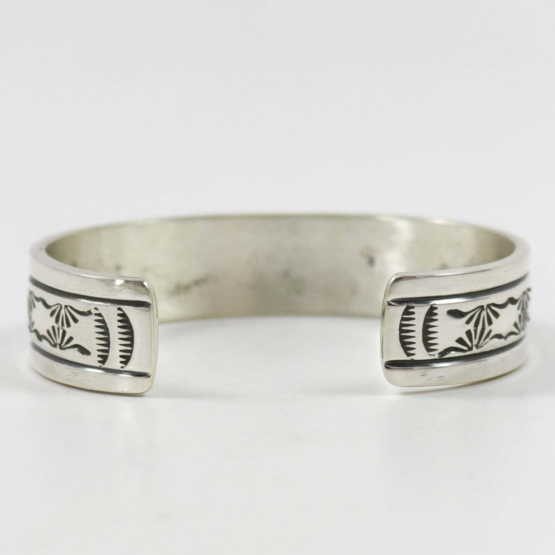 Silver Overlay Cuff by Peter Nelson - Garland's