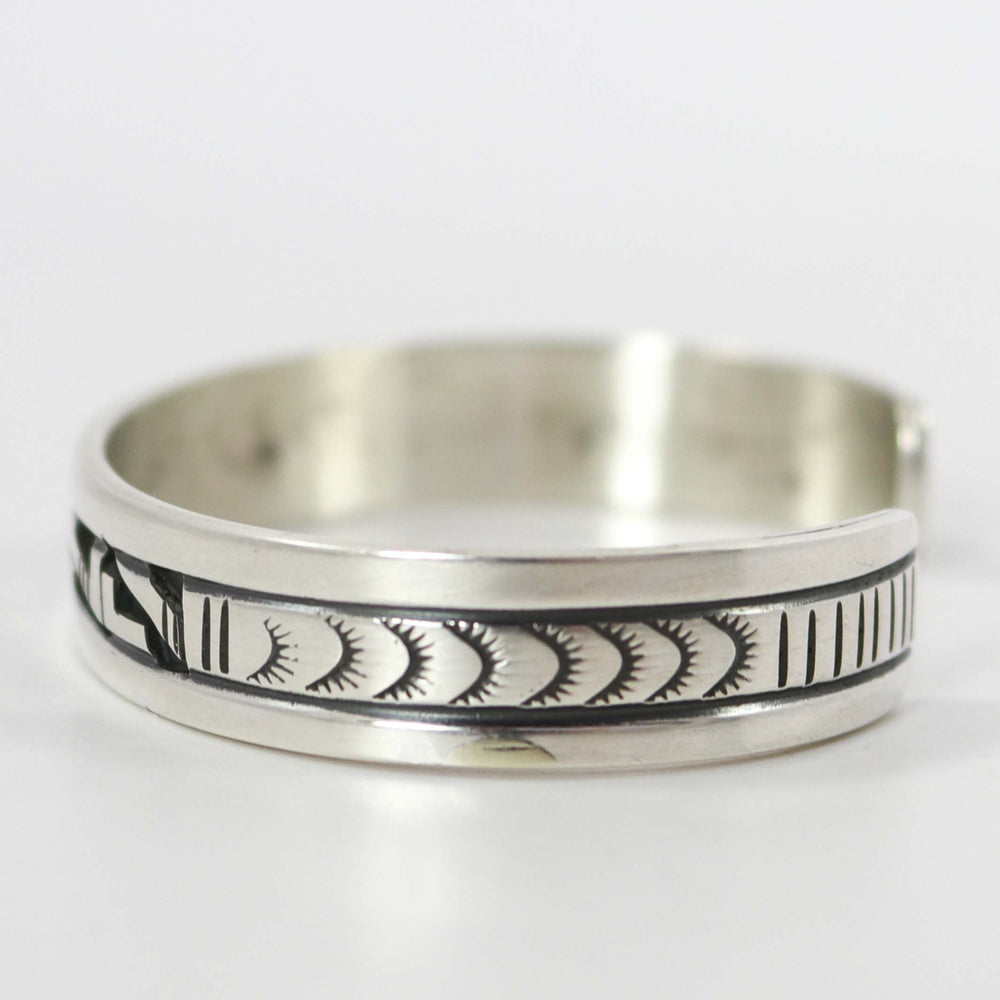 Silver Overlay Cuff by Peter Nelson - Garland's