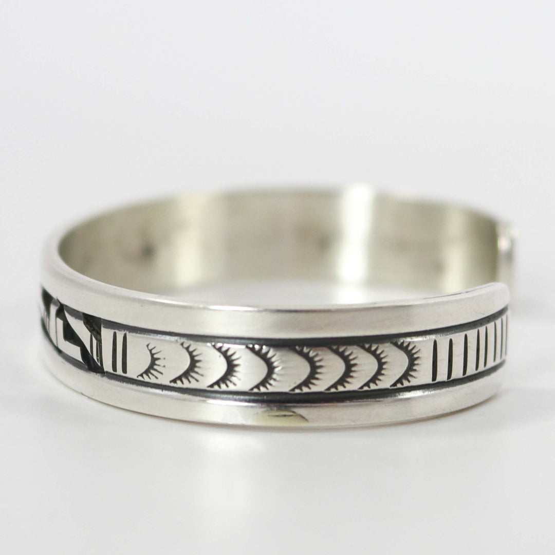 Silver Overlay Cuff by Peter Nelson - Garland's