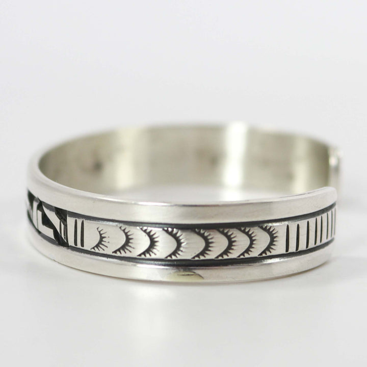 Silver Overlay Cuff by Peter Nelson - Garland's