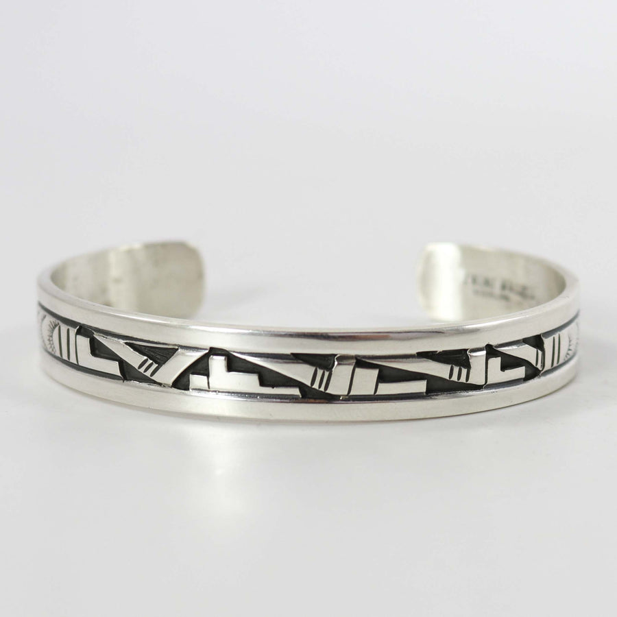 Silver Overlay Cuff by Peter Nelson - Garland's
