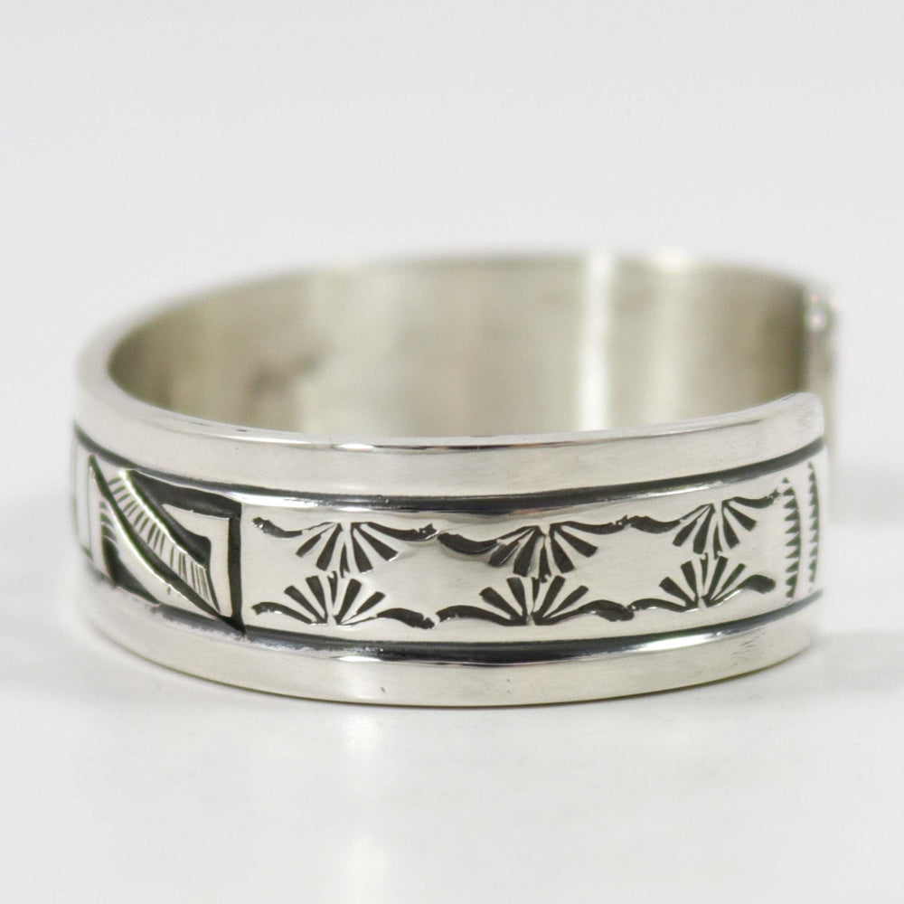 Silver Overlay Cuff by Peter Nelson - Garland's