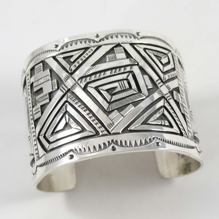 Silver Overlay Cuff by Peter Nelson - Garland's