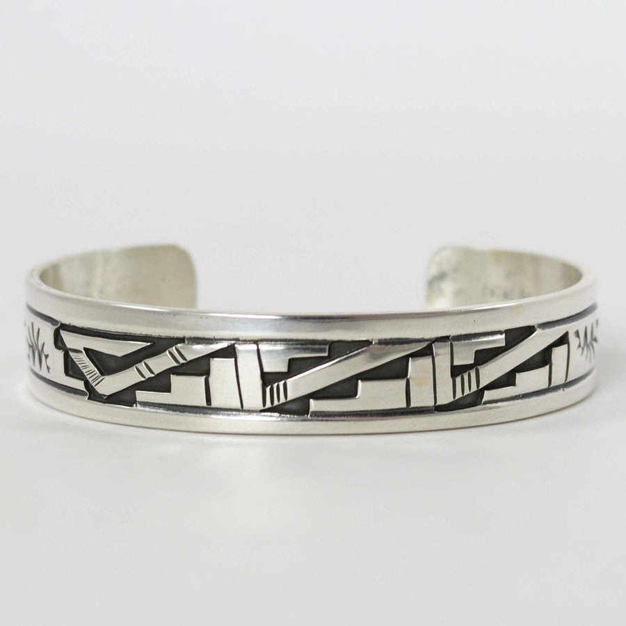 Silver Overlay Cuff by Peter Nelson - Garland's