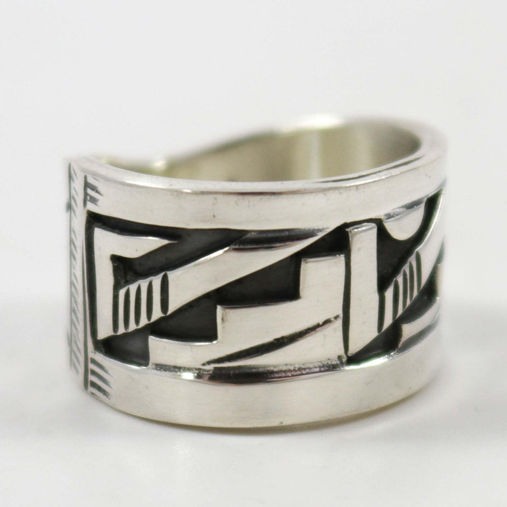 Silver Overlay Ring by Peter Nelson - Garland's