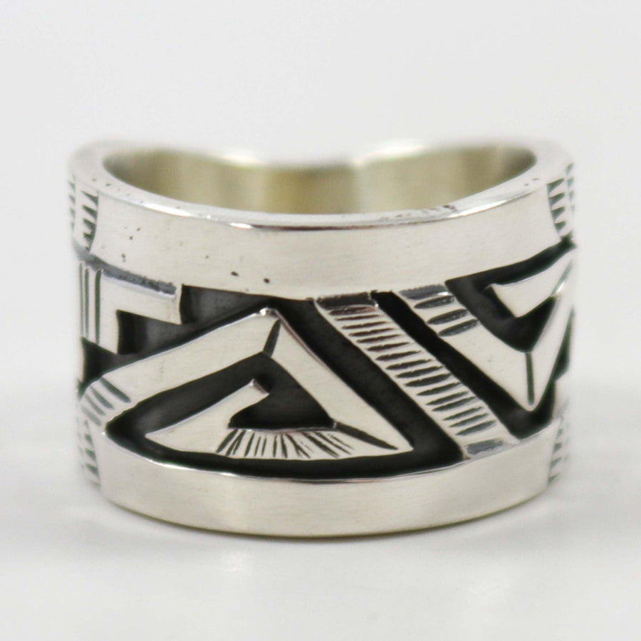 Silver Overlay Ring by Peter Nelson - Garland's