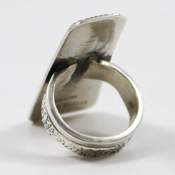 Silver Overlay Ring by Peter Nelson - Garland's