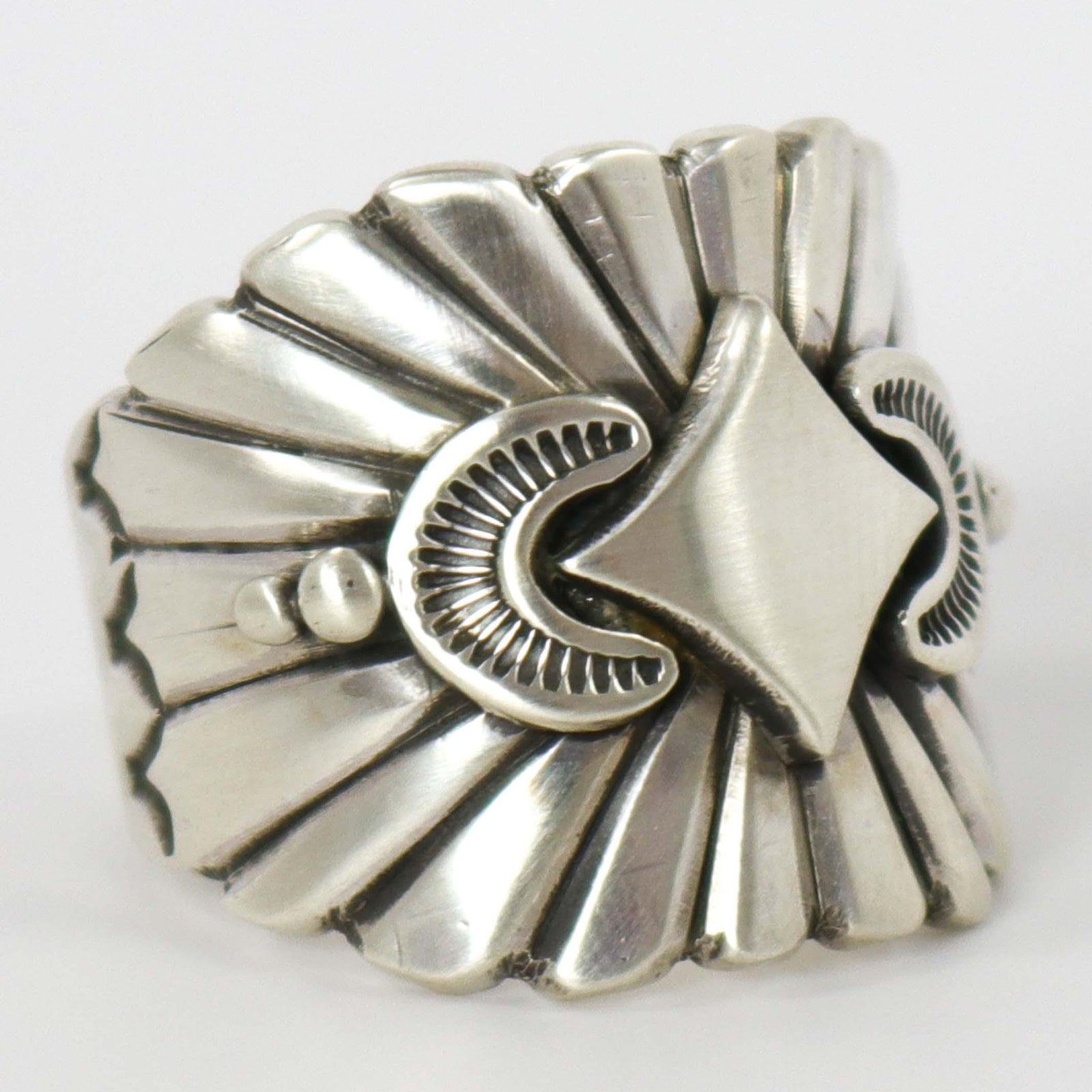 Silver Ring by Thomas Jim - Garland's