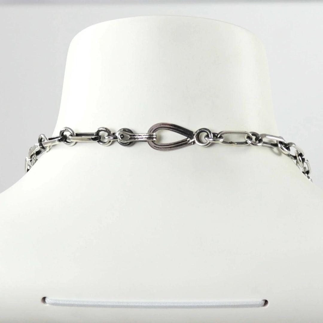 Silver Rose Necklace by Federico - Garland's