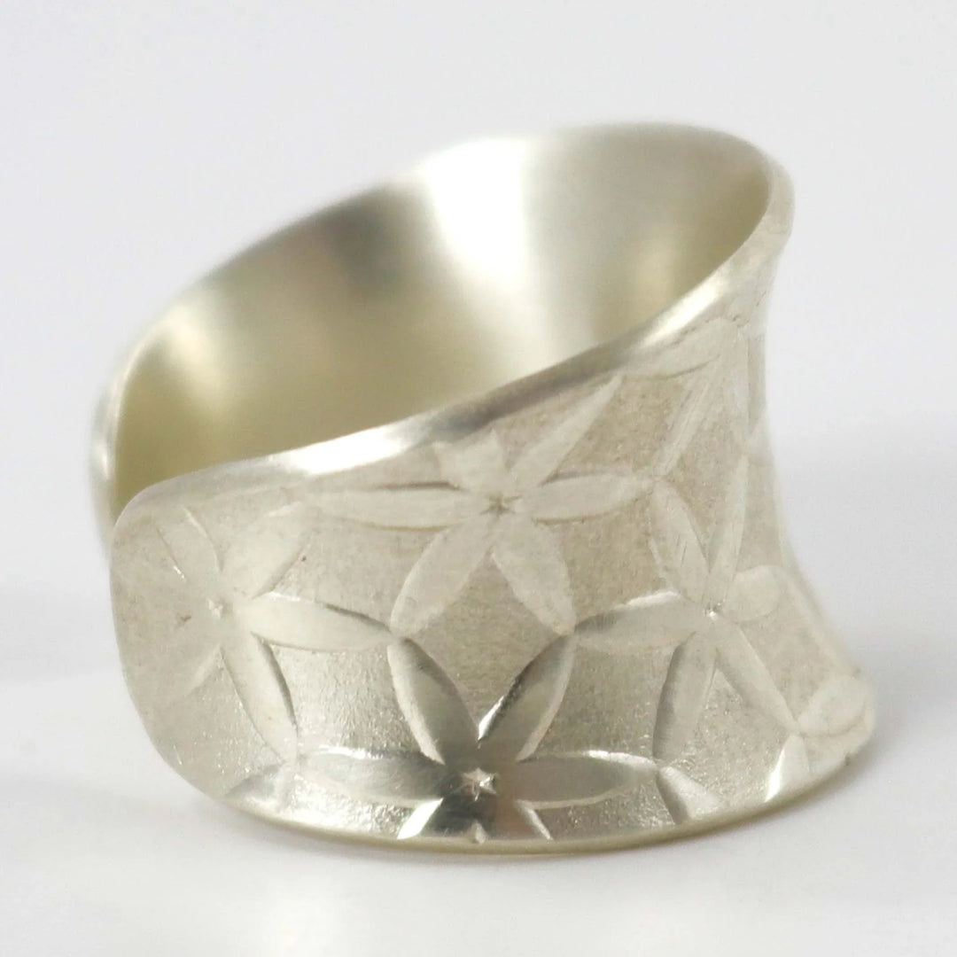 Silver Saddle Ring by Maria Samora - Garland's