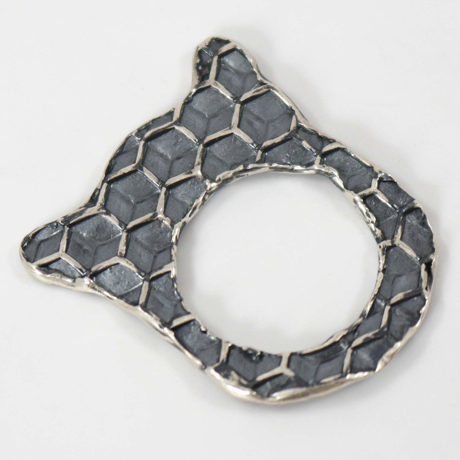 Silver Tableta Ring by Glenda Loretto - Garland's