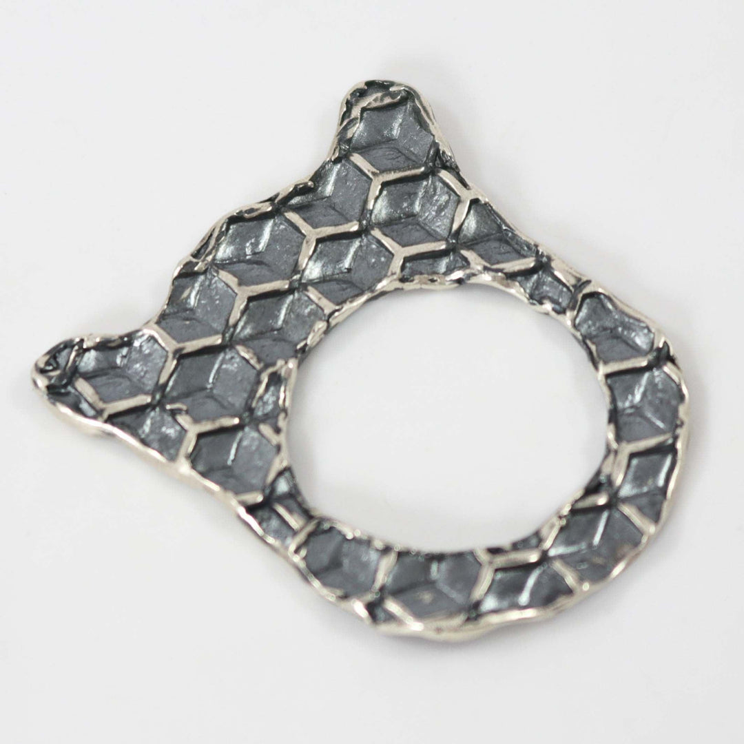 Silver Tableta Ring by Glenda Loretto - Garland's