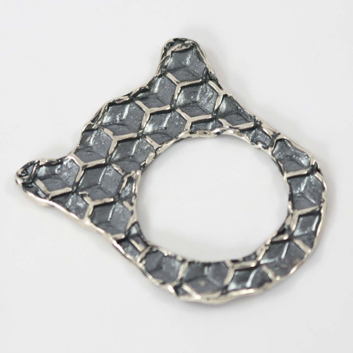 Silver Tableta Ring by Glenda Loretto - Garland's