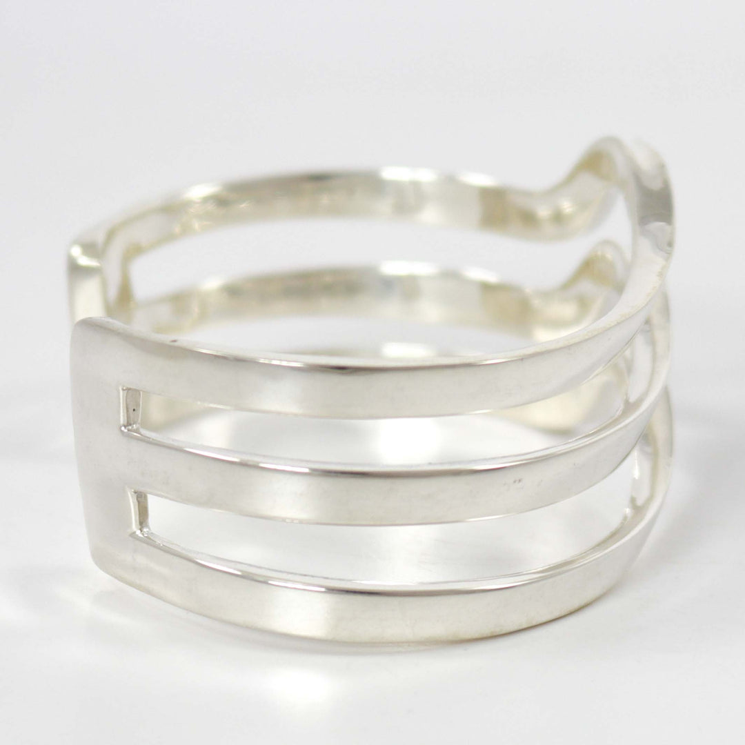 Silver Wave Cuff by Melanie and Michael Lente - Garland's
