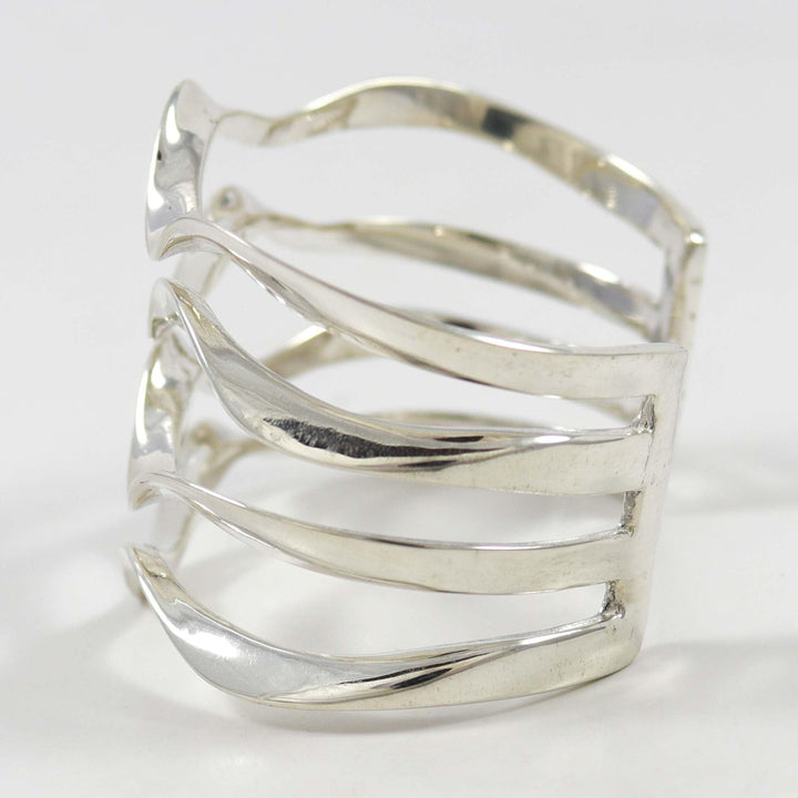 Silver Wave Cuff by Melanie and Michael Lente - Garland's